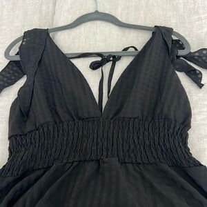 Black summer dress
